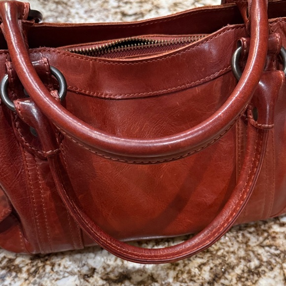 FRYE MELISSA SATCHEL, Clay - Picture 10 of 12
